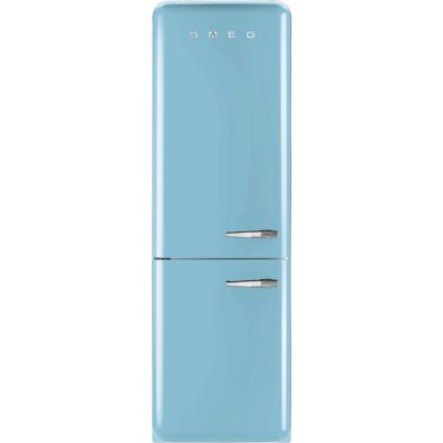 Smeg FAB32LNA 60cm 'Retro Style' Fridge Freezer in Pastel Blue with Left Hand Hinge Smeg FAB32LNA 60cm 'Retro Style' Fridge Freezer in Pastel Blue with Left Hand Hinge